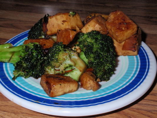 tofu en broccoli teriyaki