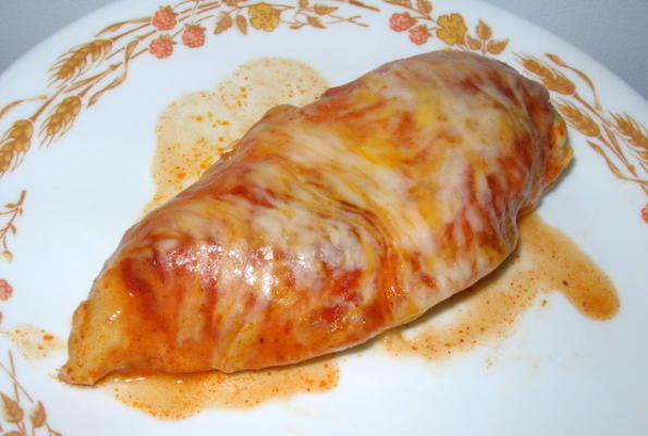 kaasachtige enchilada kip