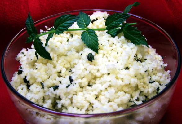 Marokkaanse citroen-mint-couscous