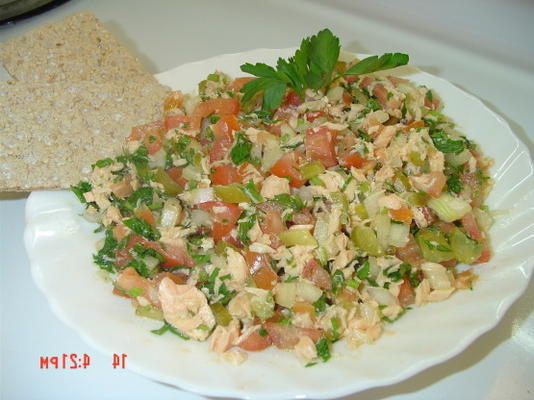 magere zalmsalade (koosjer- pareve)