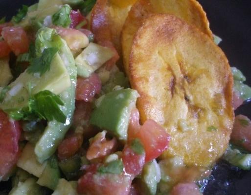 tostones of gefrituurde banaan. (Venezuela)