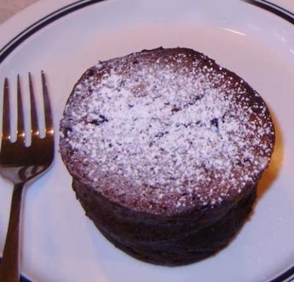 donkere chocolademelk cake