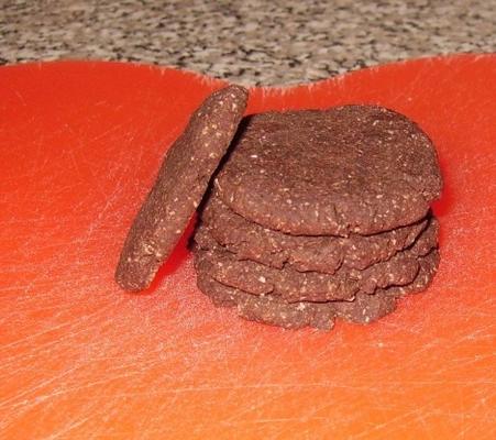 chocolade arrowroot koekjes (geen gluten, geen suiker)