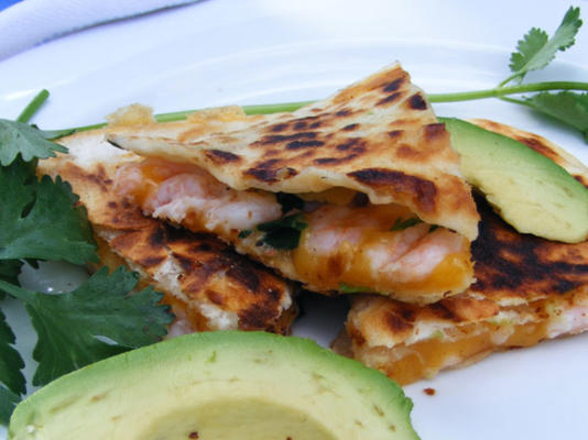 garnalen quesadilla