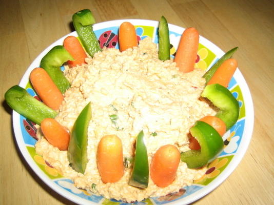 pittige plantaardige hummus