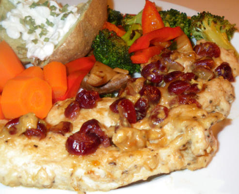 mosterd cranberry kipfilet