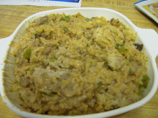 worst en rijstpilaf