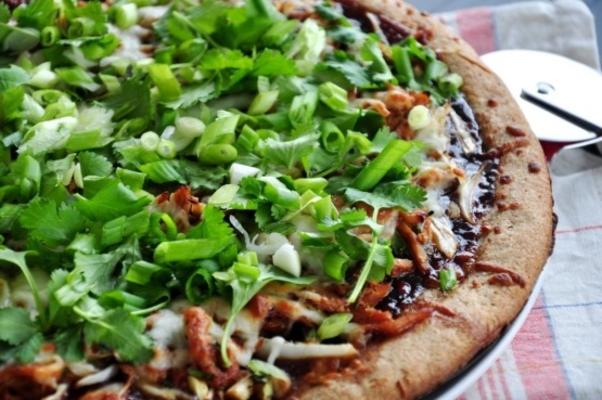 Chinese pizza met gekruiste cultuur, hoisin