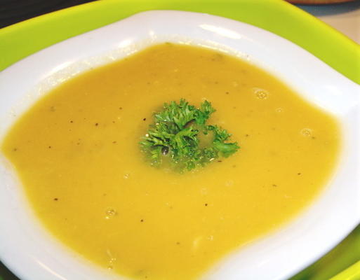 geroosterde winter squash soep
