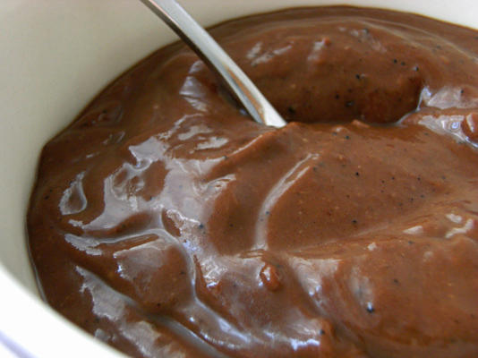 zijdezachte chocoladepudding (veganistisch)