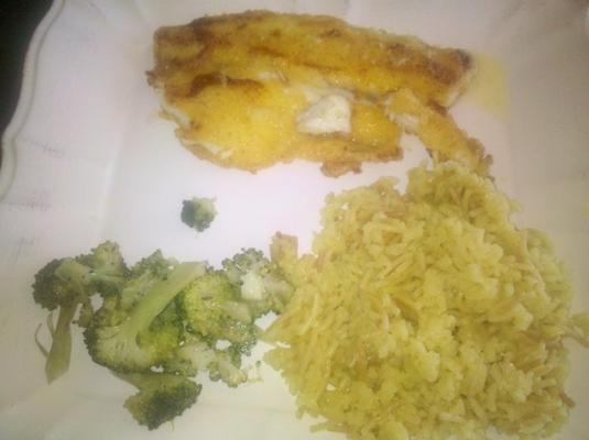 tilapia met citroenbotersaus