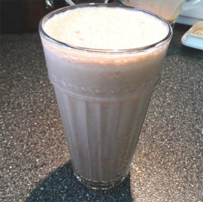 ik kan niet geloven dat het een caloriearme milkshake is