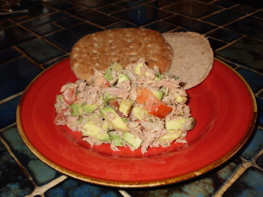 avocado tonijnsalade in pitabroodje