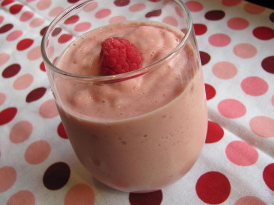 frambozen-perzik smoothie (diabetisch)