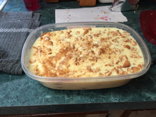 gemakkelijke bananenpudding