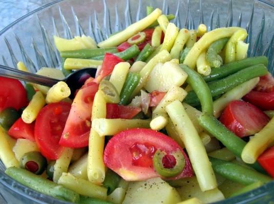 veganistische salade nicoise