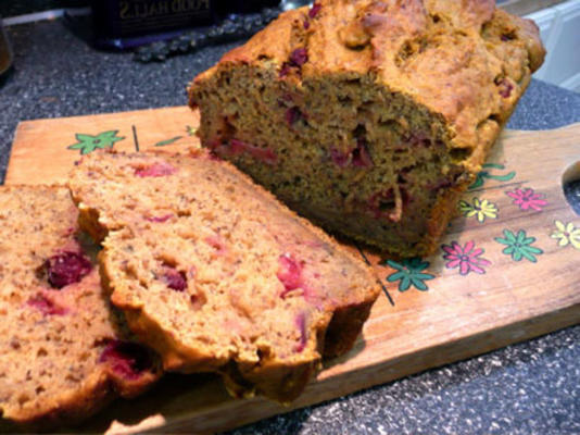 pompoen banaan cranberry brood