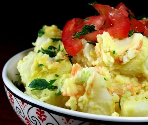 Zuidafrikaanse geïnspireerde aardappelsalade