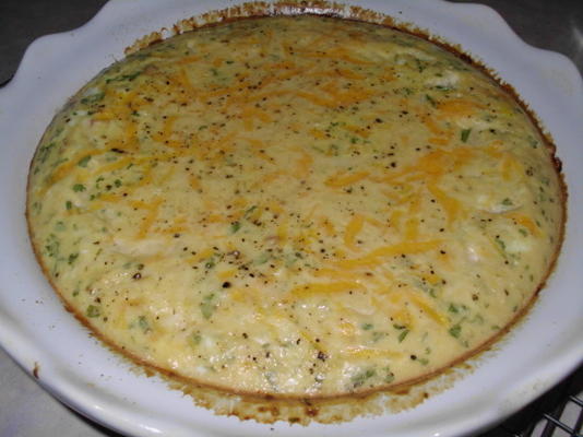 korstloze quiche van ham en grits