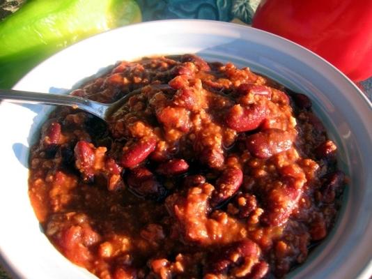 wilde haver vegetarische chili