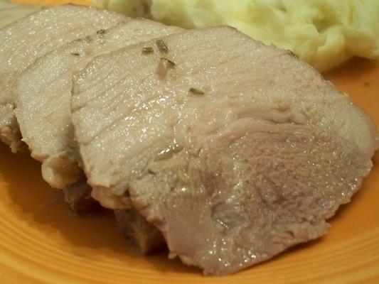 waanzinnig gemakkelijk varkensvlees gebraden (of karbonades)