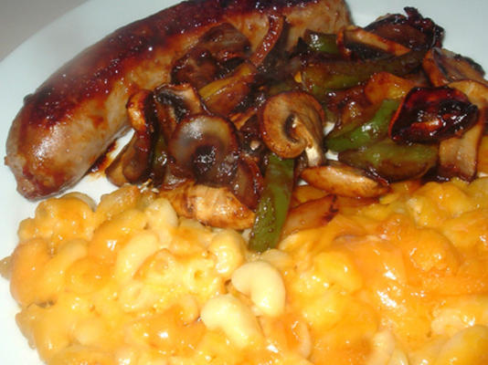 macaroni met kaas - de Russische manier