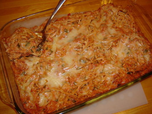 meatless spaghetti braadpan