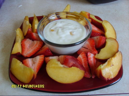 kokosnoot dip voor fruit
