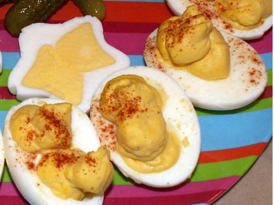 dille-icious deviled eggs
