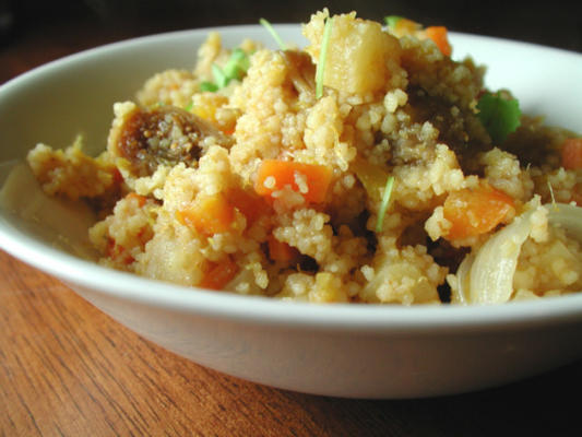 Marokkaanse groenten en couscous