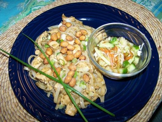kung pao noedels en kip