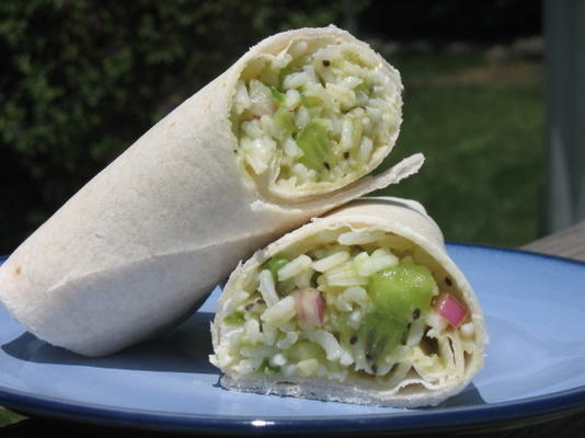 kiwi chutney wrap