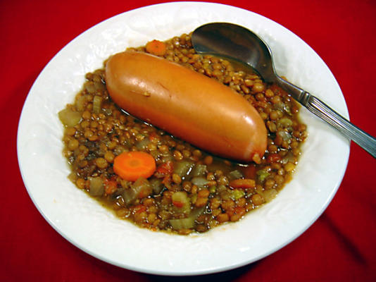 linze en frankfurter soep in crock pot