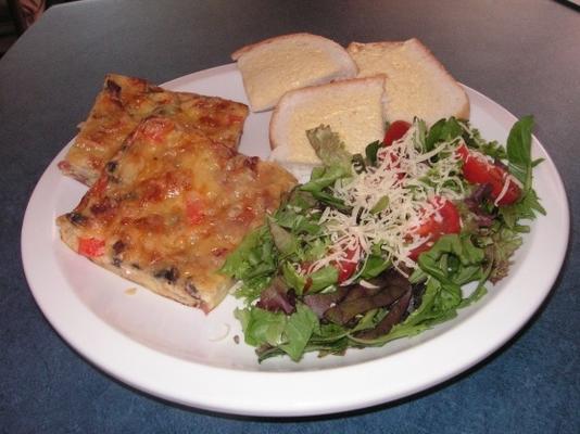 schanduuml; ttel-pizza (geschudde pizza)