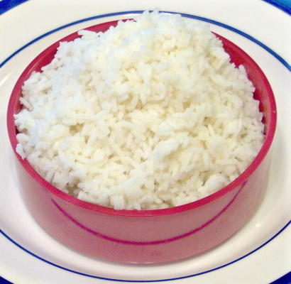 heerlijke Koreaanse gestoomde witte rijst