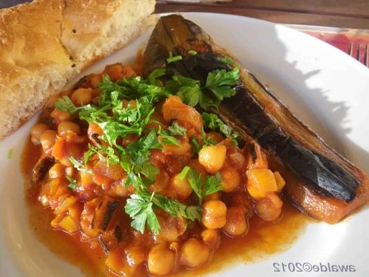 maghmour (libanese stijl moussaka, veganistisch)