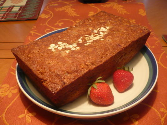 glutenvrij aardbeienbananen brood