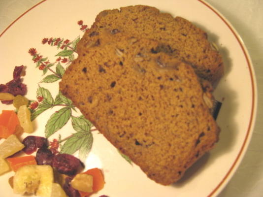 cranberry pompoen snel brood met splenda