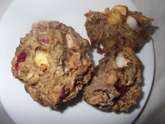 cranberry walnoot appelmuffins