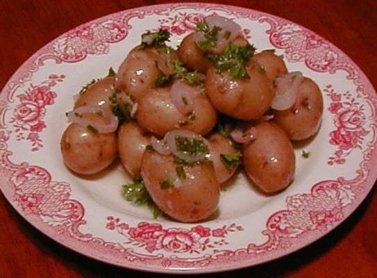 warme aardappelsalade met kruiden