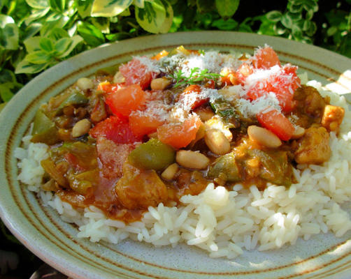 Zuid-Afrikaanse groente-curry