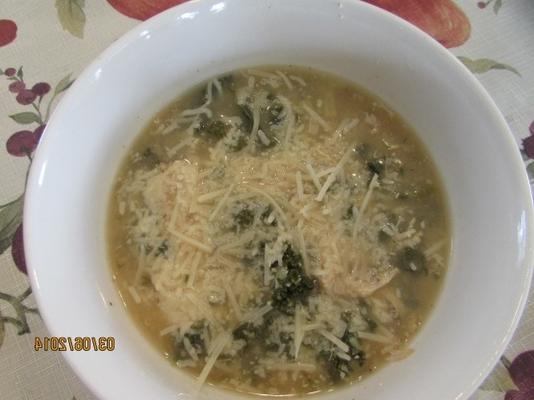 crockpot quinoa, kip en boerenkool soep