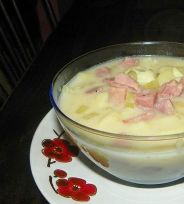 ham en aardappel soep