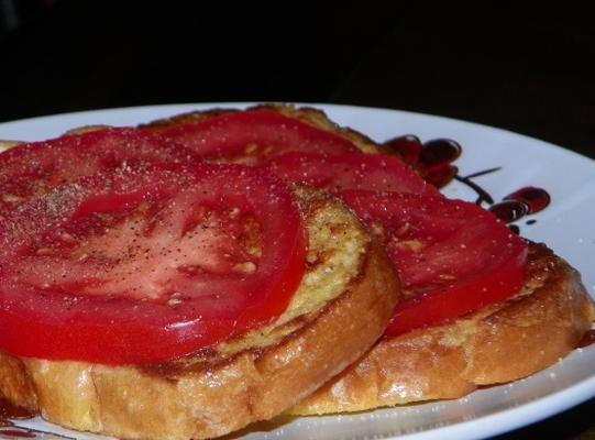 Franse toast met tomaten
