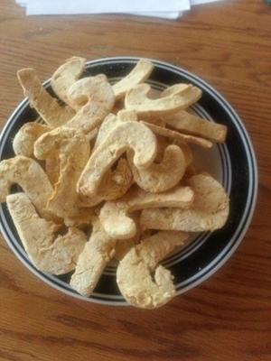Cleo's pompoenhond koekjes