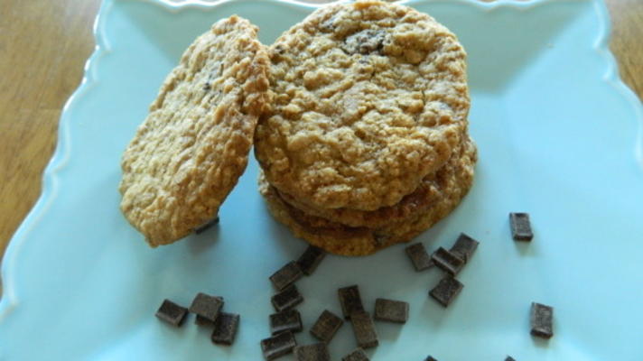 heerlijke glutenvrije chocolade havermoutkoekjes