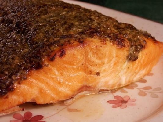 pesto gegrilde zalm