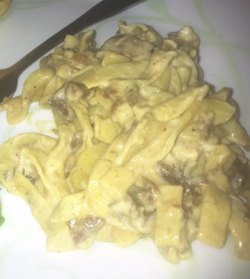 slowcooker rosbief stroganoff