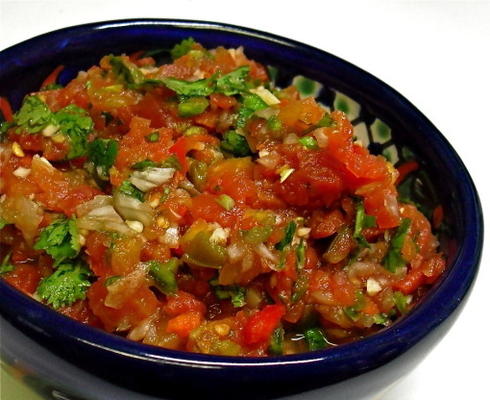 medium hete salsa in restaurantstijl