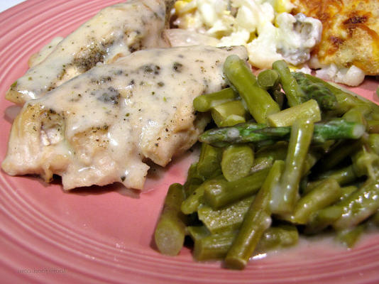 Norfolk kalkoenfilet met asperges